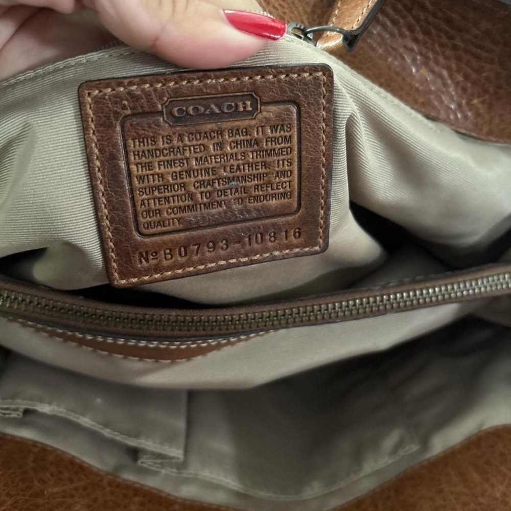 Coach Legacy Turnlock Patchwork Leather Handbag -… - image 2